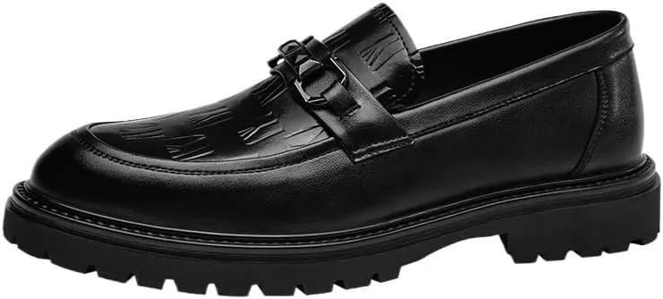 Men's Loafers Slip-on Casual Walking Shoes for Business Work & Daily