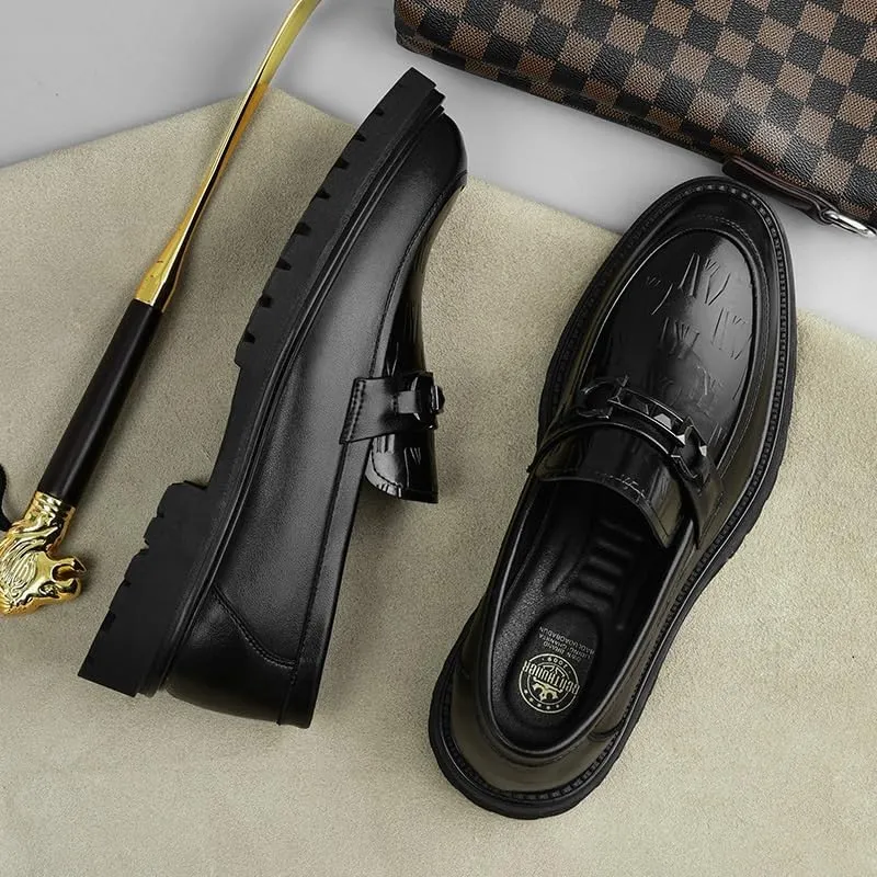 Men's Loafers Slip-on Casual Walking Shoes for Business Work & Daily