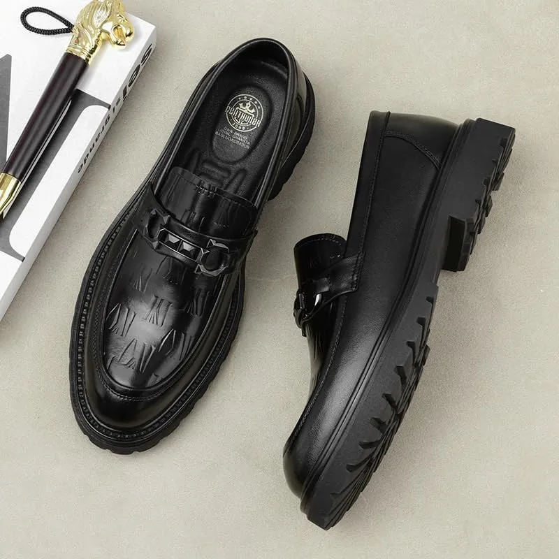 Men's Loafers Slip-on Casual Walking Shoes for Business Work & Daily