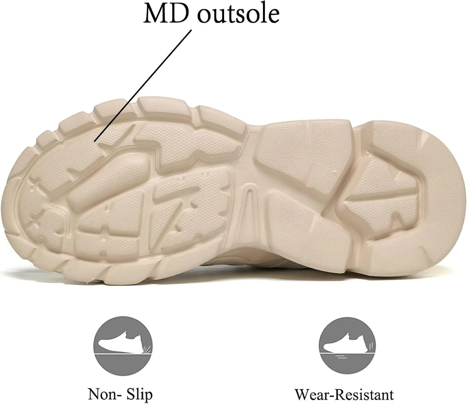 Men's Running Shoes, Non Slip, Breathable, Lightweight Fashion Sneakers, Slip Resistant Athletic Sports Walking Gym Work Shoes