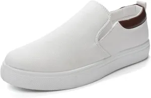 Mens Slip on Shoes, Casual Canvas Shoes, Men Canvas Low top Shoes, Fashion Shoes with Comfortable and Breathable