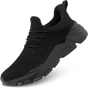 Men's Slip on Walking Shoes Ultra Light Breathable Non Slip Running Shoes Casual Fashion Sneakers Mesh Workout Sports