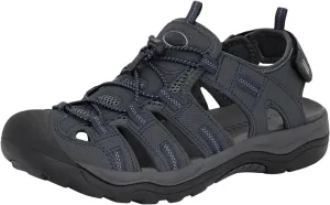Men's Trekking Sandals - Quick-Drying Non-Slip Beach Shoes with PU Sole