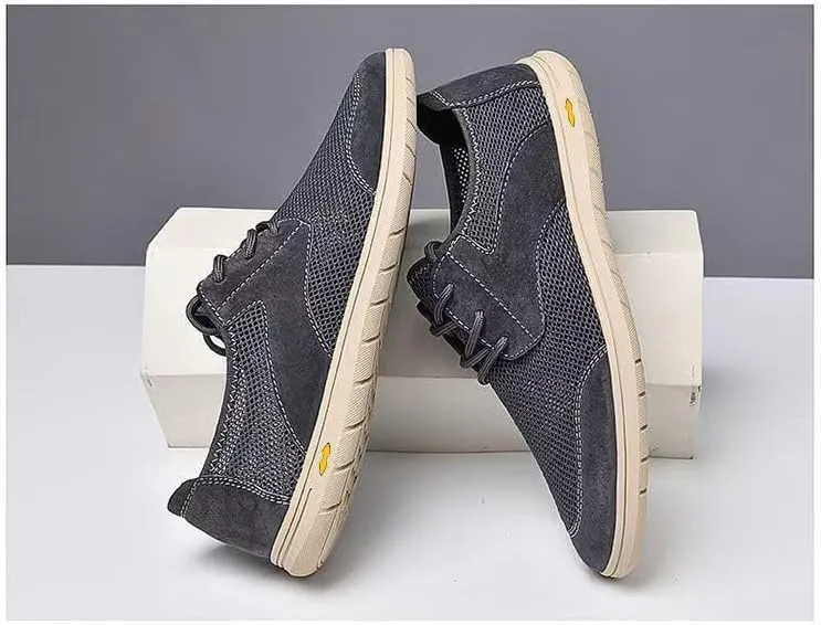 Men's Ultra Light Non Slip Hollow Shoes Breathable Mesh Fashion Sneakers Comfortable Lightweight Soft Sole