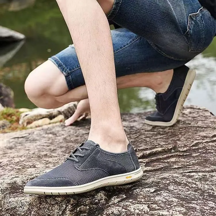 Men's Ultra Light Non Slip Hollow Shoes Breathable Mesh Fashion Sneakers Comfortable Lightweight Soft Sole