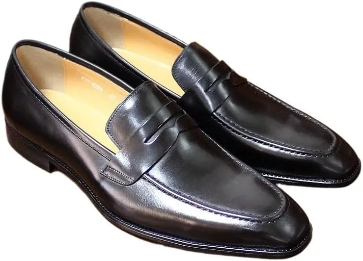 Men's Vintage Spike Dress Loafers Slip On Fashion Shoes Fashion Prom Wedding Business Suit Shoes