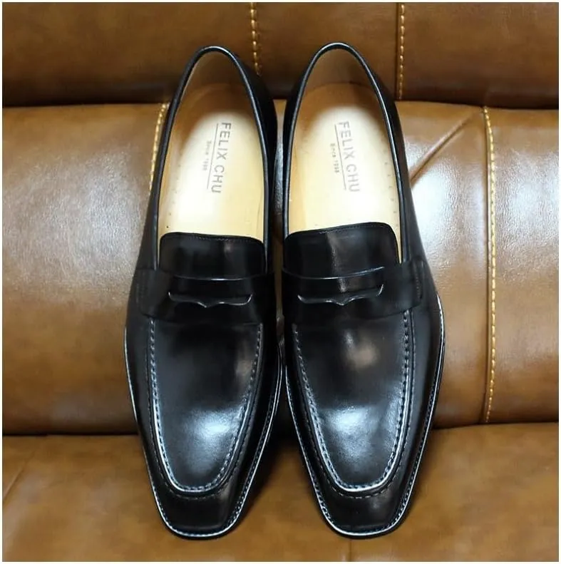 Men's Vintage Spike Dress Loafers Slip On Fashion Shoes Fashion Prom Wedding Business Suit Shoes