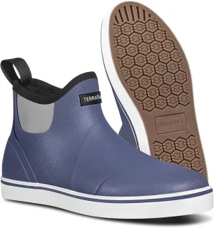Men's Waterproof Deck Rain Boots - Anti-Slip Rubber Ankle Boots for men, ideal for Fishing and Boating, All-Season