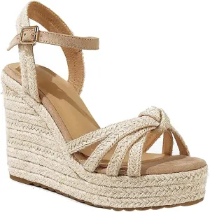 mikarka Wedge Sandals for Women: Open Toe Wedges Heels for Women - Comfortable Braided Summer Espadrilles Wedges Ankle Strap Platform High Heels Vacation Shoes