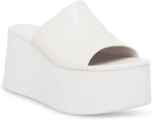 Minshluu Womens Platform Wedge SIides Sandals Open Toe Slip on Lightweight Wedges Sandal