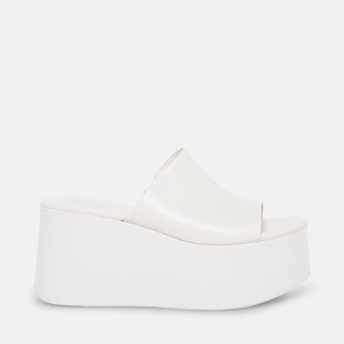 Minshluu Womens Platform Wedge SIides Sandals Open Toe Slip on Lightweight Wedges Sandal