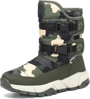 Mishansha Kids Snow Boots for Boys Girls Winter Boot Waterproof Warm Anti-Slip Cold Weather Shoes (Toddler/Little Kid/Big Kid)