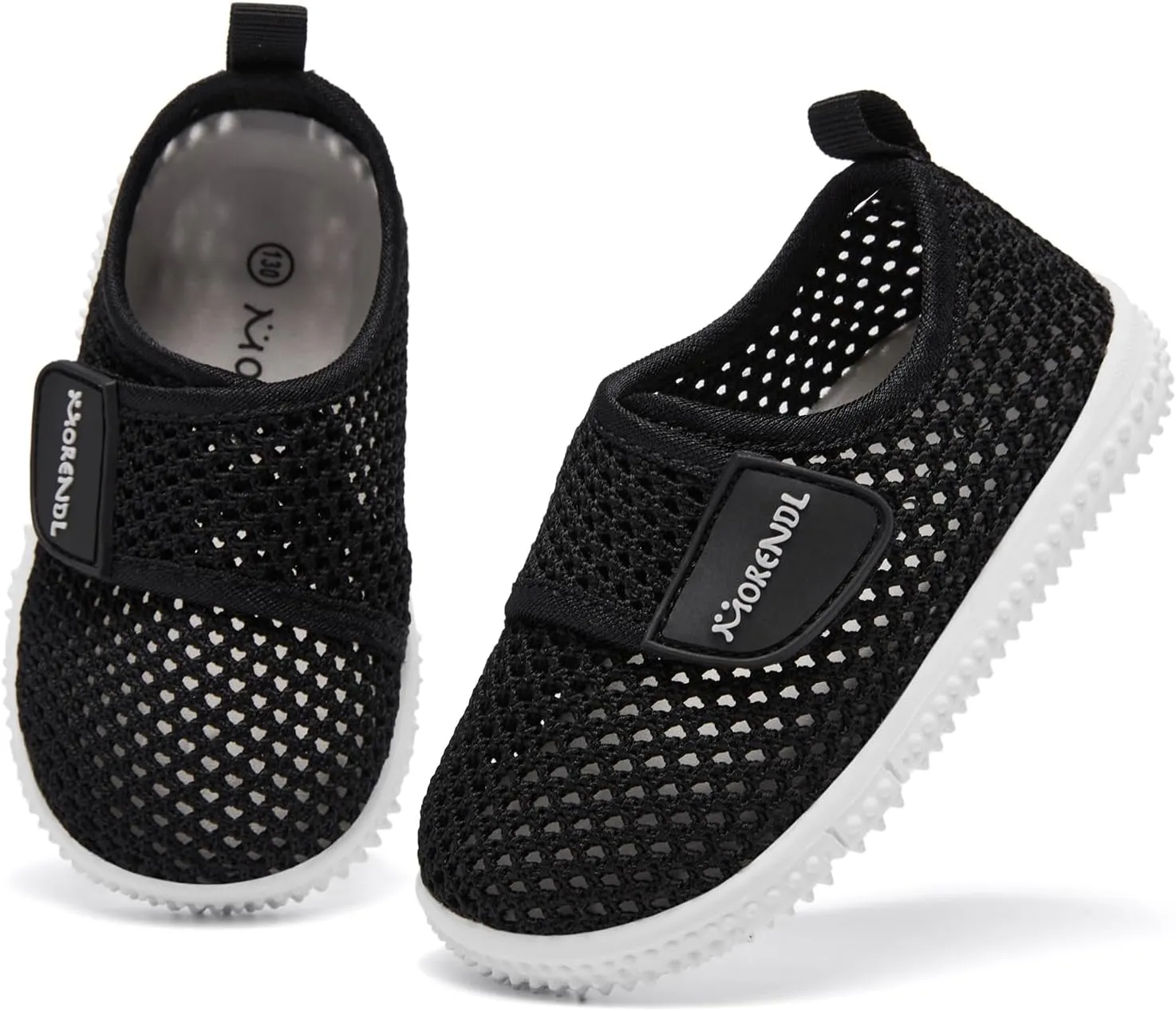 MORENDL Toddler Water Shoes Baby Breathable Mesh Non-Slip Sandals Quick Dry Lightweight Beach Barefoot Shoes