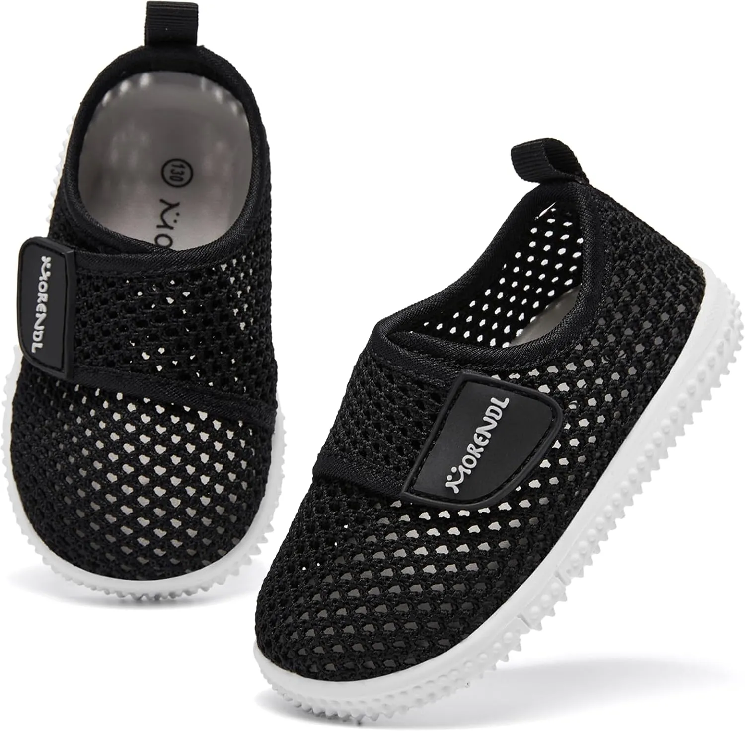 MORENDL Toddler Water Shoes Baby Breathable Mesh Non-Slip Sandals Quick Dry Lightweight Beach Barefoot Shoes