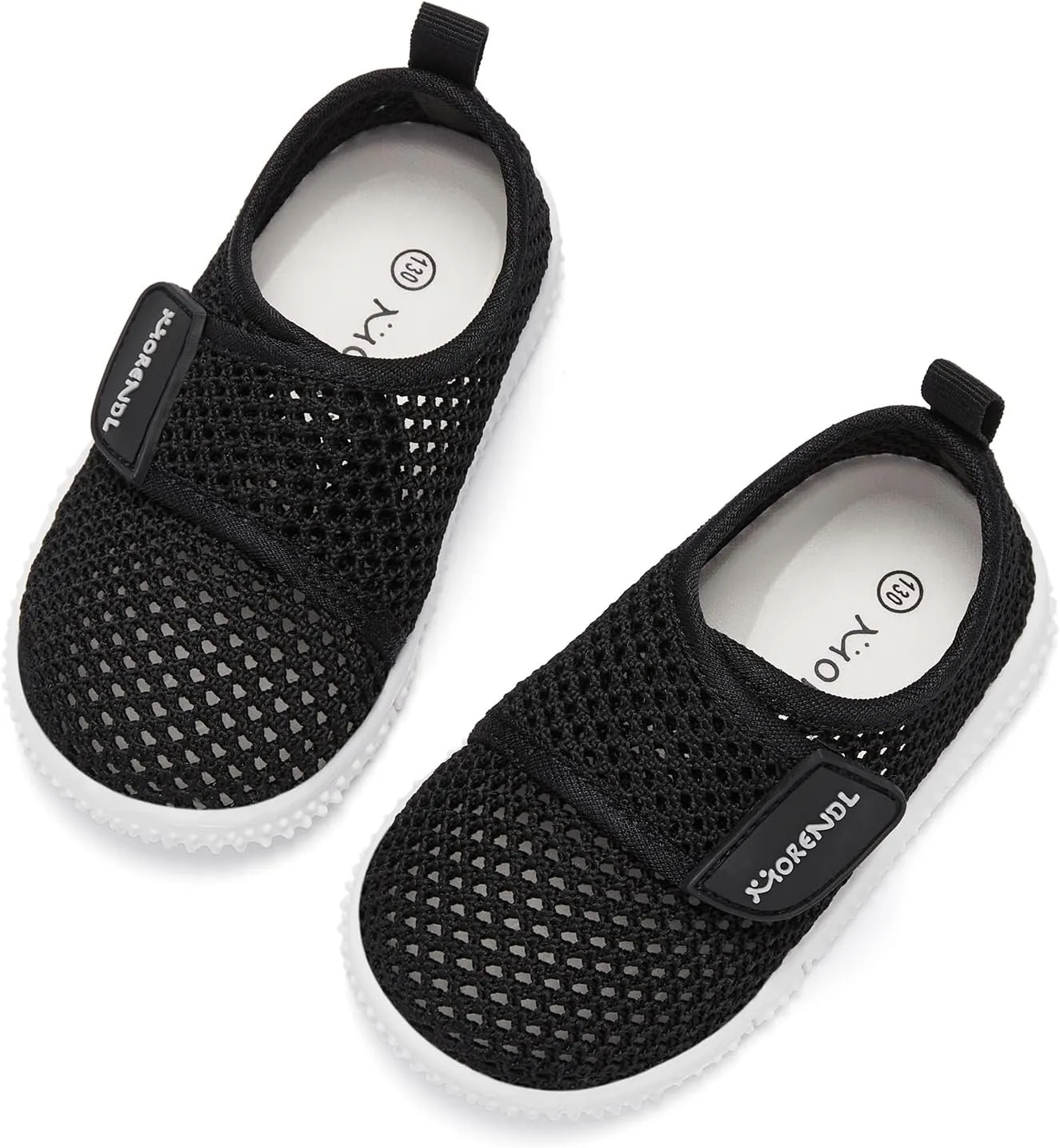 MORENDL Toddler Water Shoes Baby Breathable Mesh Non-Slip Sandals Quick Dry Lightweight Beach Barefoot Shoes