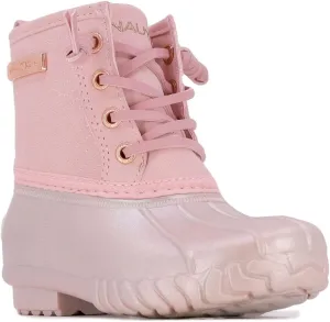 Nautica Kids Boys & Girls Duck Boots Kids Waterproof Rain Snow Boots Insulated Winter Boots (Toddler/Little/Big Kid)
