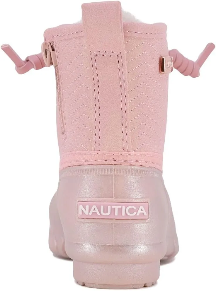 Nautica Kids Boys & Girls Duck Boots Kids Waterproof Rain Snow Boots Insulated Winter Boots (Toddler/Little/Big Kid)