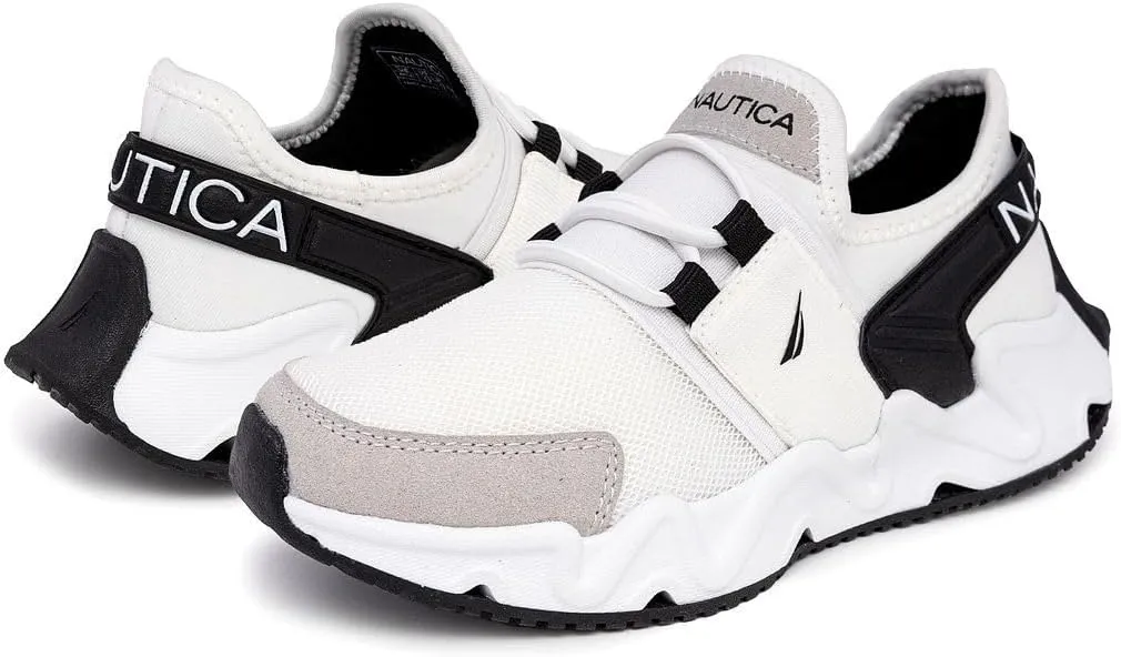 Nautica Kids Running Sneakers | Comfortable Shoes for Boys and Girls | Sizes for Big & Little Kids -(Lace-Up/Bungee) Manalapin