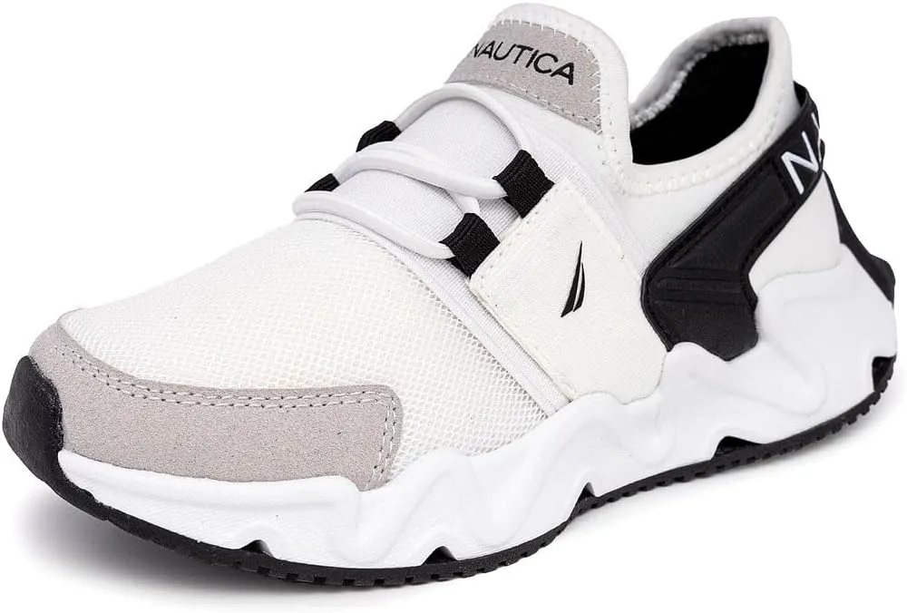 Nautica Kids Running Sneakers | Comfortable Shoes for Boys and Girls | Sizes for Big & Little Kids -(Lace-Up/Bungee) Manalapin