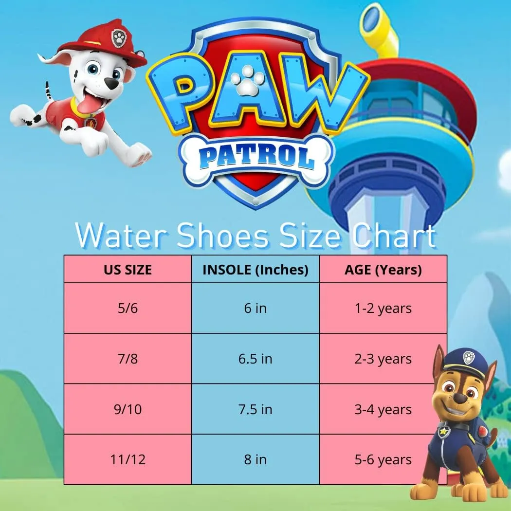Nickelodeon Kids Paw Patrol Water Shoes - Slipon Quick Dry Pool Aqua Socks (Toddler-Little Kid)