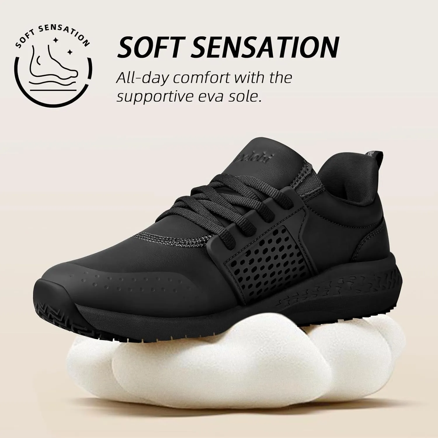Non Slip Work Shoes for Men Waterproof Kitchen Slip Resistant Shoe Chef Food Service Shoes Restaurant Hospital