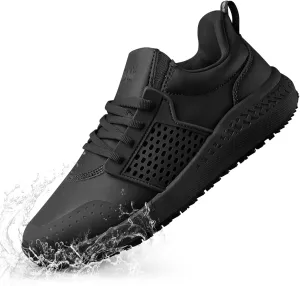Non Slip Work Shoes for Men Waterproof Kitchen Slip Resistant Shoe Chef Food Service Shoes Restaurant Hospital