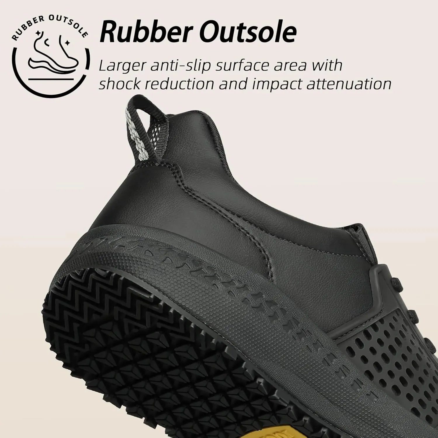 Non Slip Work Shoes for Men Waterproof Kitchen Slip Resistant Shoe Chef Food Service Shoes Restaurant Hospital