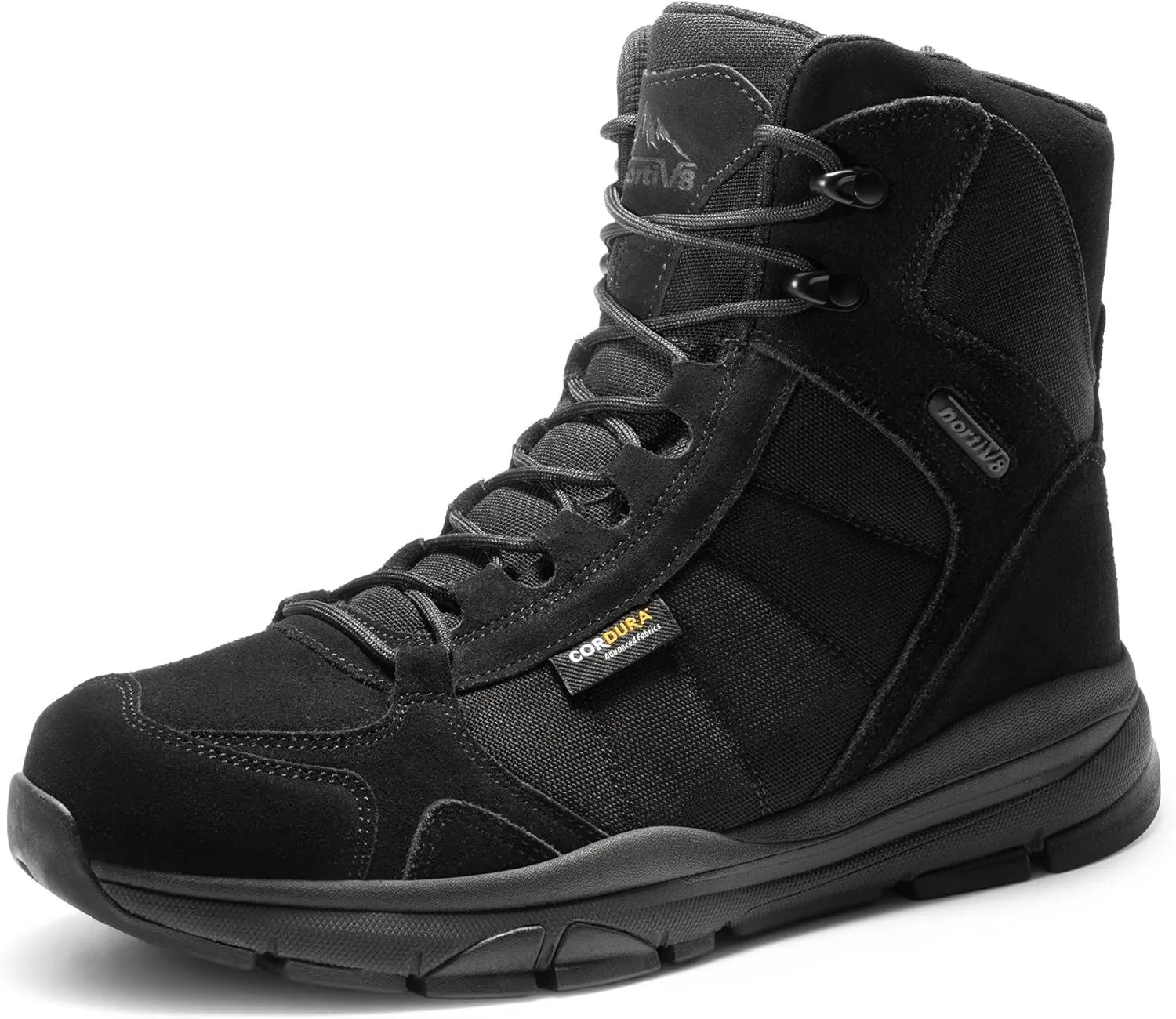 NORTIV 8 Men's Lightweight Military Tactical Work Boots Outdoor Hiking Motorcycle Combat Boots