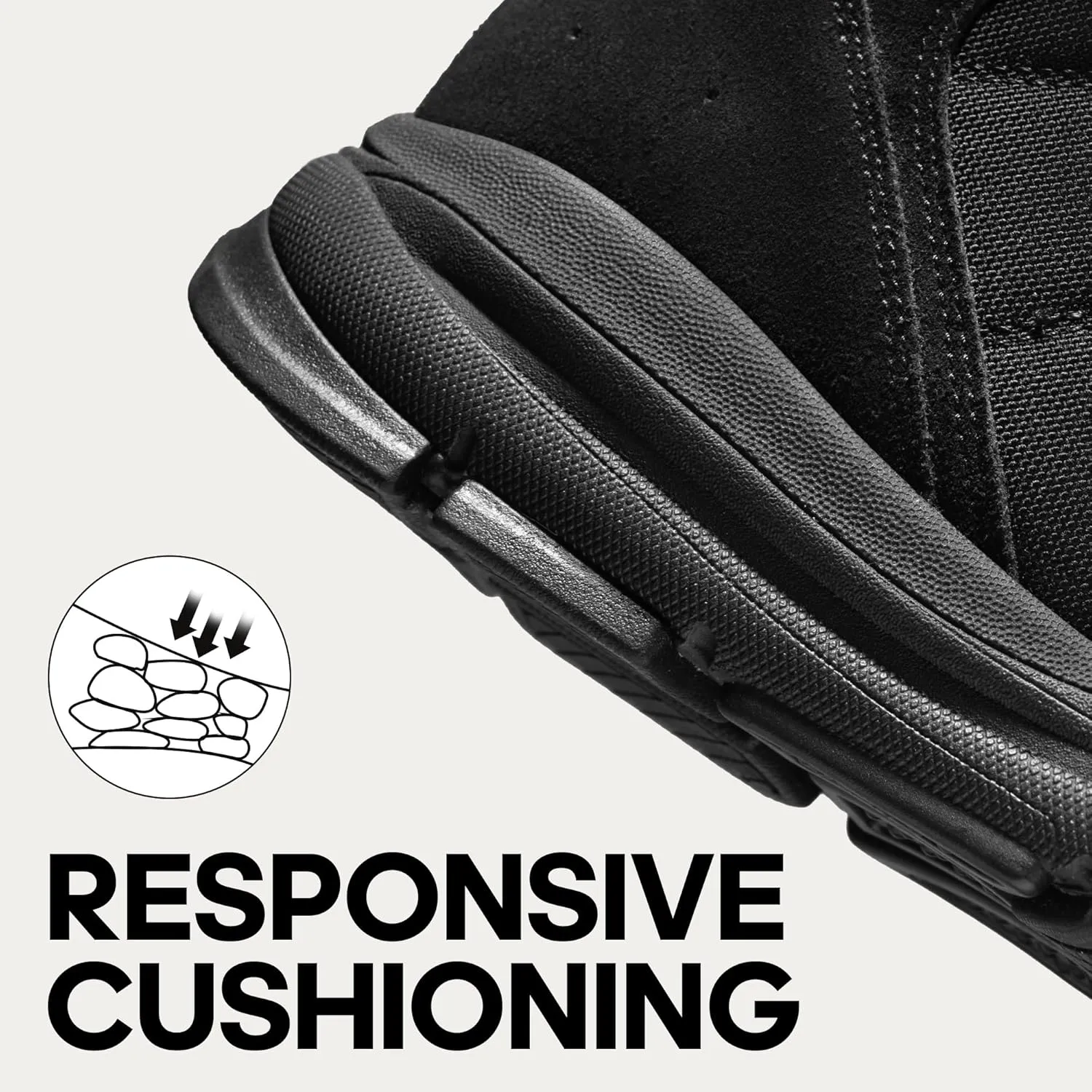 NORTIV 8 Men's Lightweight Military Tactical Work Boots Outdoor Hiking Motorcycle Combat Boots