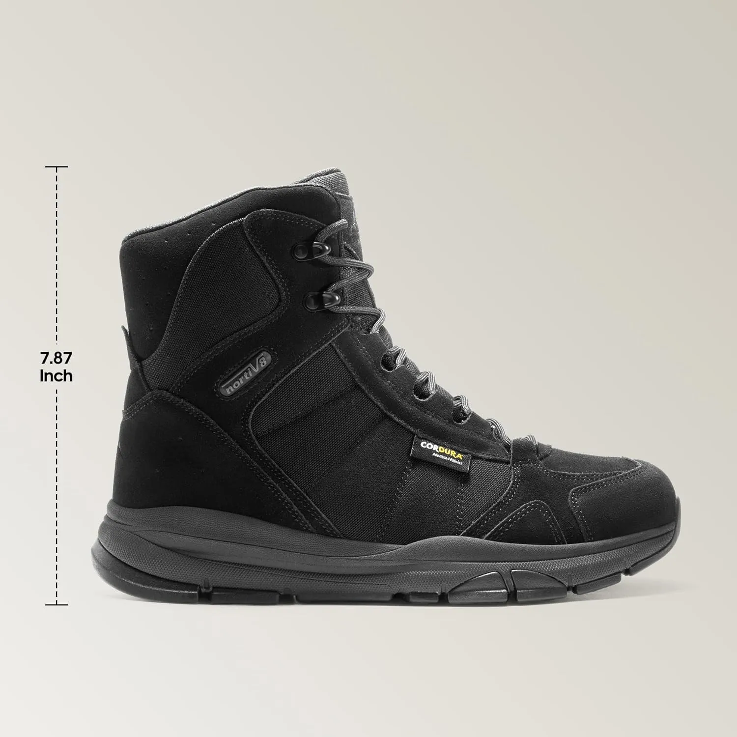 NORTIV 8 Men's Lightweight Military Tactical Work Boots Outdoor Hiking Motorcycle Combat Boots