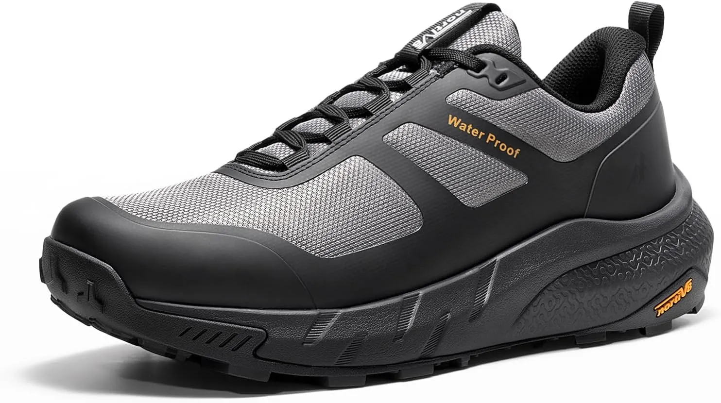 NORTIV 8 Men's Waterproof Hiking Shoes Lightweight Trekking Walking Sneakers with Arch Support for Camping Tennis Outdoor Training StreamRunner