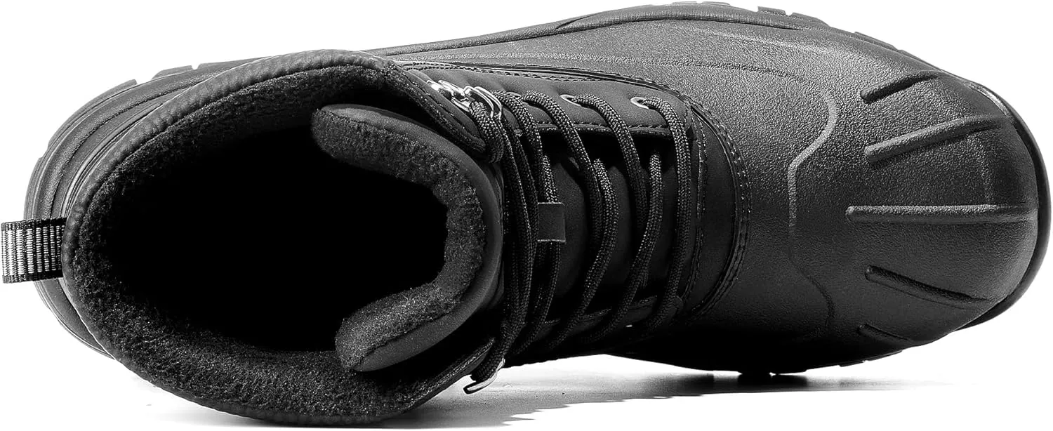 NORTIV 8 Mens Winter Boots Lightweight Casual Waterproof Slip Resistance Work Boot