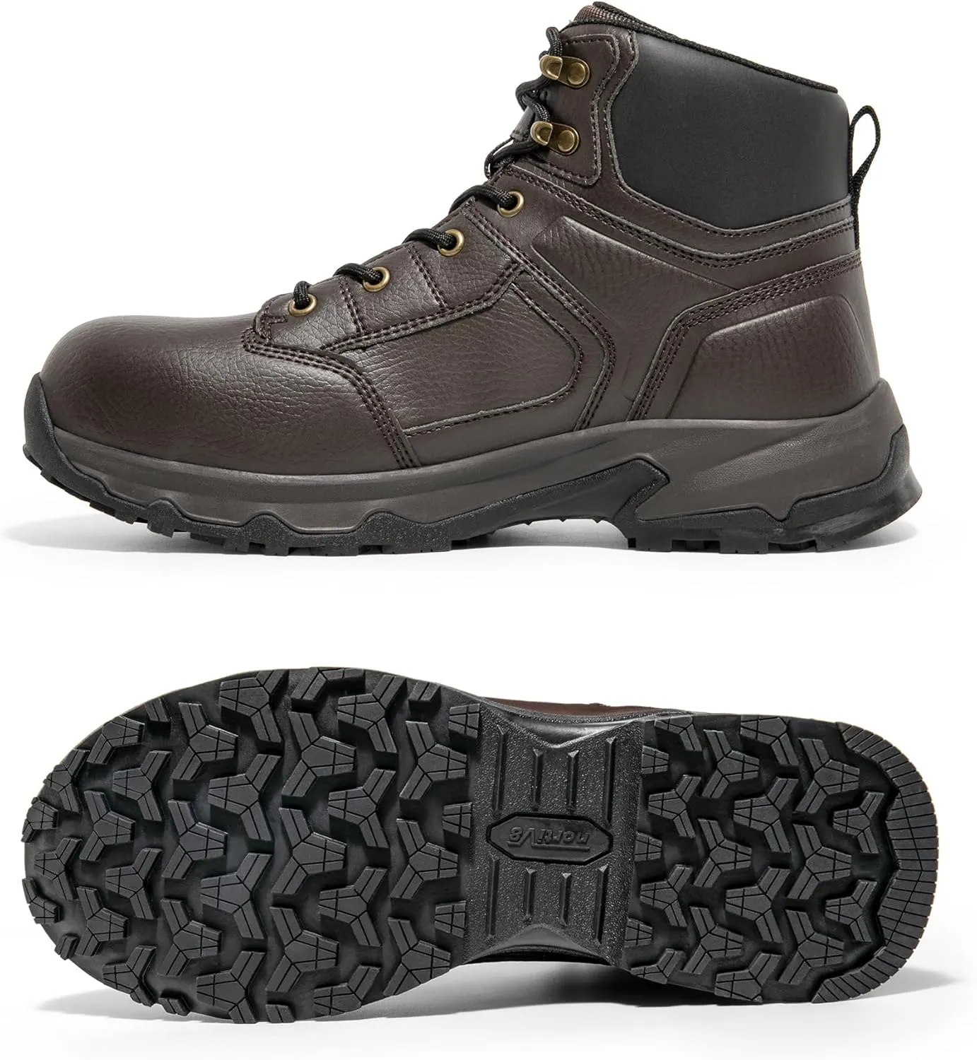 NORTIV 8 Steel Toe Boots for Men Safety Construction Work Boots,Waterproof