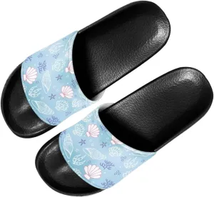 Open Toe Sandals for Women Comfy Slippers Soft Sandals EVA Non Slip Sole Shoes Lightweight Casual Flat Sandals