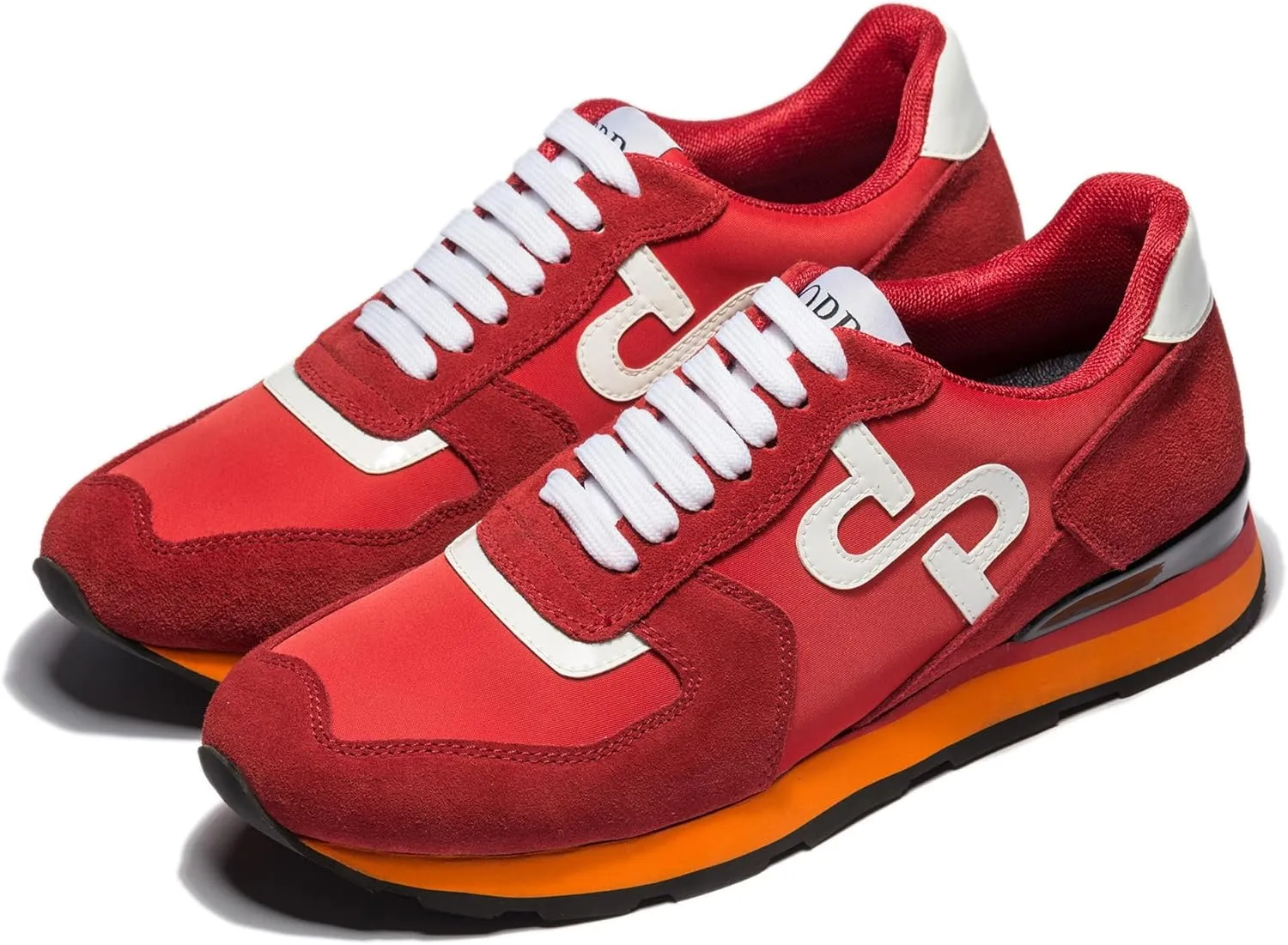 OPP Men's Fashion Sneakers Casual Lace-up Suede Leather Shoes Running Athletic Tennis Sports Gym