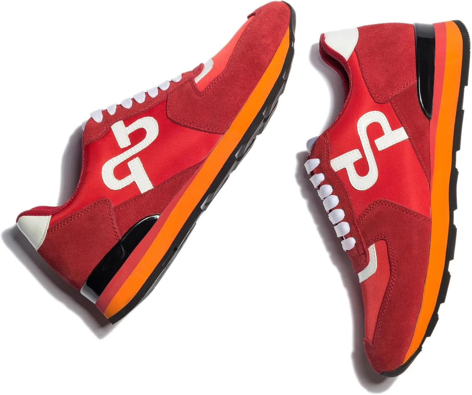OPP Men's Fashion Sneakers Casual Lace-up Suede Leather Shoes Running Athletic Tennis Sports Gym