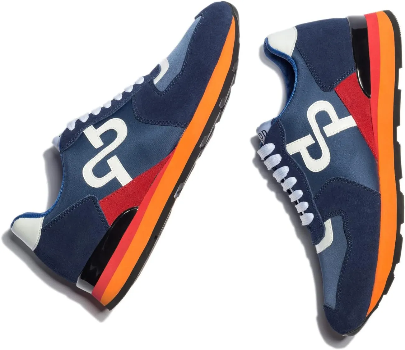 OPP Men's Fashion Sneakers Casual Lace-up Suede Leather Shoes Running Athletic Tennis Sports Gym