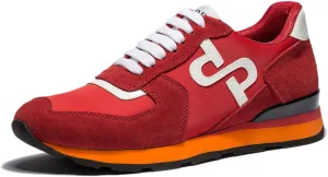 OPP Men's Fashion Sneakers Casual Lace-up Suede Leather Shoes Running Athletic Tennis Sports Gym