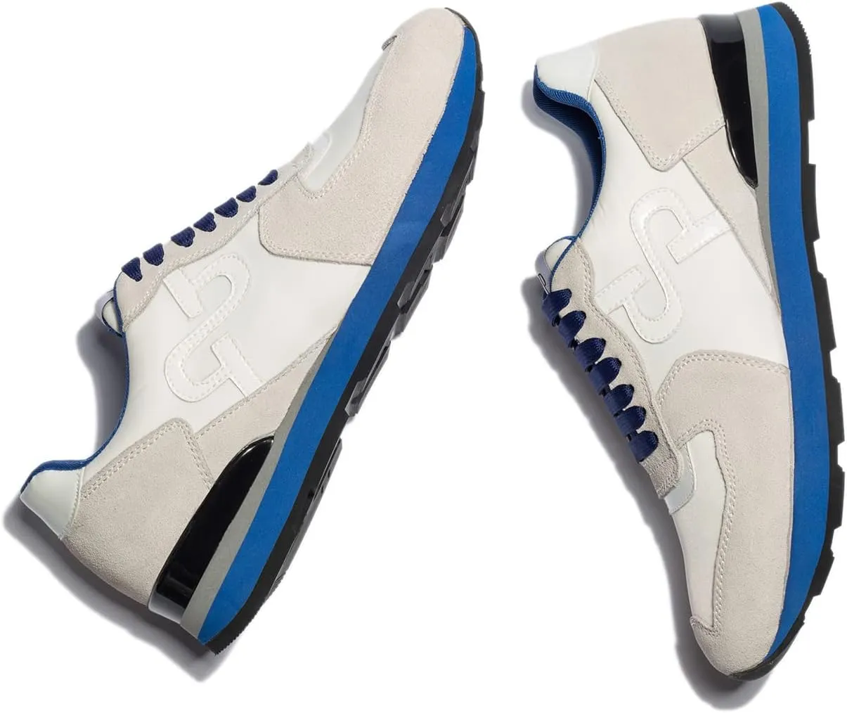 OPP Men's Fashion Sneakers Casual Lace-up Suede Leather Shoes Running Athletic Tennis Sports Gym