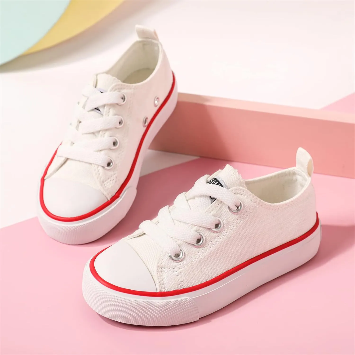 PATPAT Toddler Kid Canvas Sneaker Boys and Girls Slip On Sneakers Toddler Little Kid Big Kid Sneakers Shoes