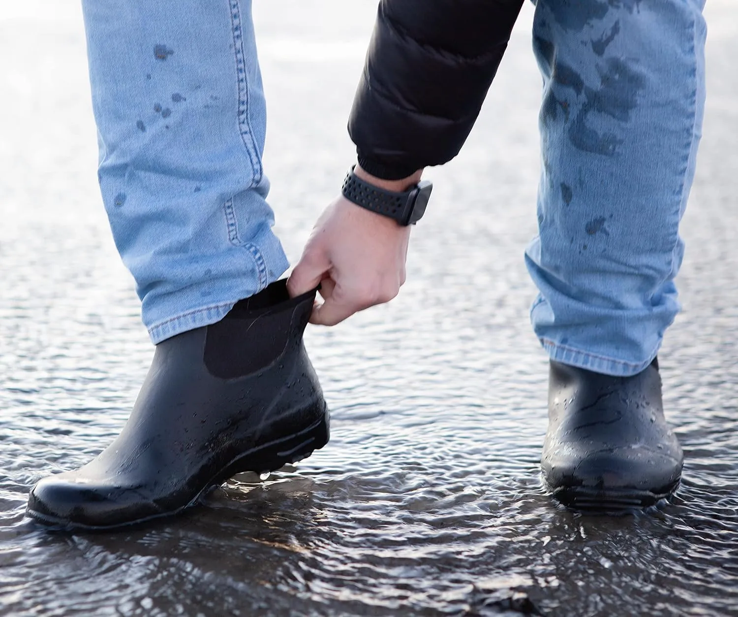 Pemberton Waterproof Boots for Men (Slip On) Rain Boots for Men