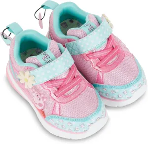 Peppa Pig Girls Lightup Sneakers Light up Low Top Athletic Shoes Light up Low Top Sneakers