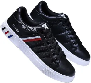 Plus Size Men's Trendy Street Style Low Top Skateboard Shoes, Comfy Non Slip Lace Up Durable Sneakers for Men's Outdoor Activities