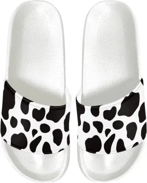 Print Women Slide Slippers Sandals Cozy Anti-Slip Quick Drying House Shoes Slippers