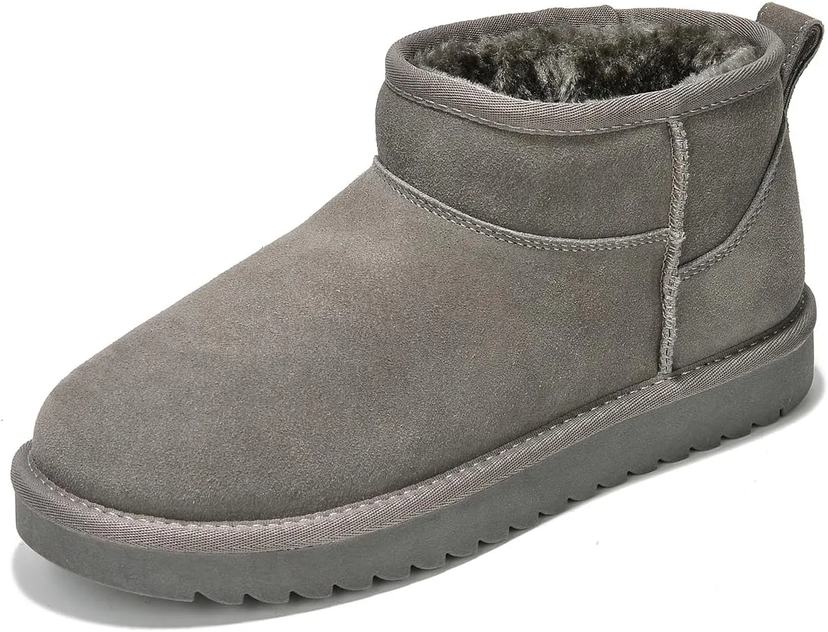 Project Cloud Genuine Suede Ankle Boots for Women - Water Resistant with Memory Foam Insole Winter Boots for Women - Trending Shoes & Comfortable Women's Ankle Boots (Hippy)