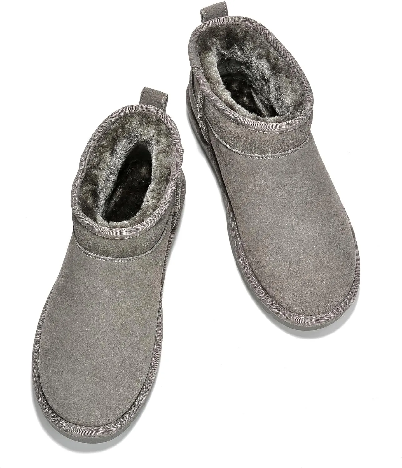 Project Cloud Genuine Suede Ankle Boots for Women - Water Resistant with Memory Foam Insole Winter Boots for Women - Trending Shoes & Comfortable Women's Ankle Boots (Hippy)