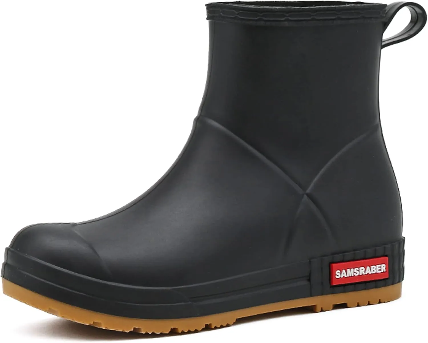 Rain Boots for Women and Men, Waterproof Lightweight Comfortable Anti-slip Ankle Height Rubber Garden Booties