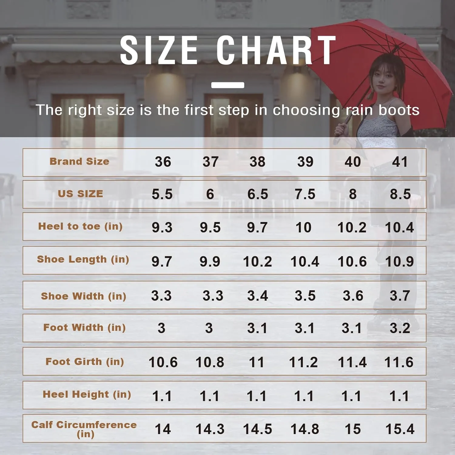 Rain Boots for Women, Waterproof Knee-high Rubber Boots, Comfortable Lightweight Garden Boots Keep Warm Work Tall Fishing Boots for Outdoor