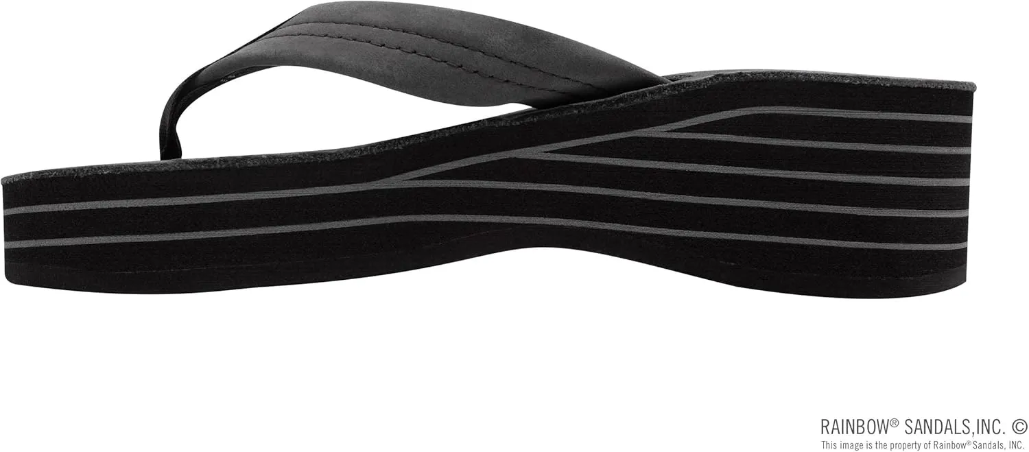 Rainbow Sandals Women's Six Layer Classic Wedge Sandal 1" Strap