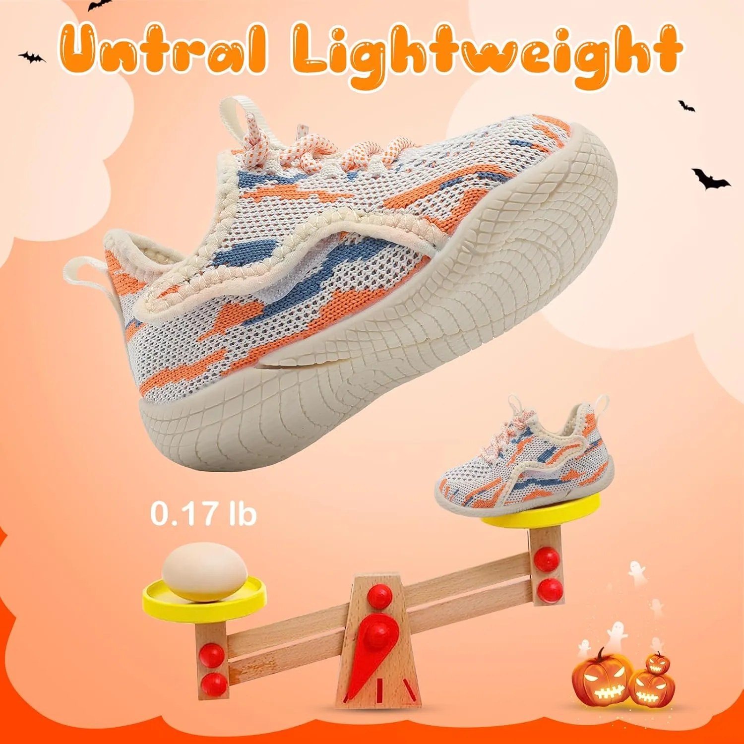 relxfeet Toddler Boys Girls Shoes Little Kids Sneakers Lightweight Breathable Slip on Walking Tennis Shoes
